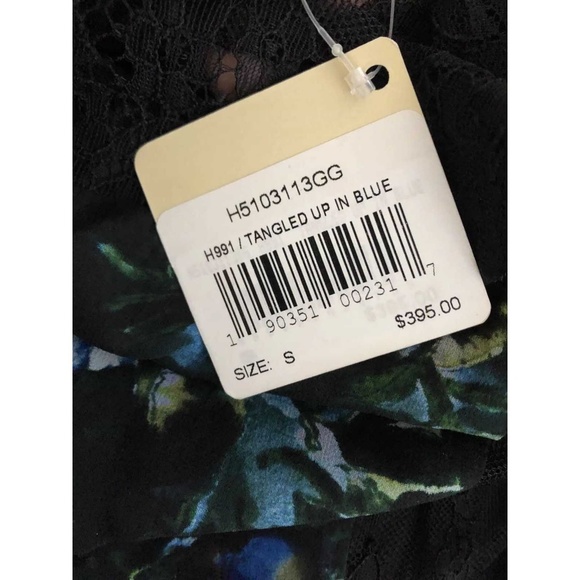 Haute Hippie Tangled Up Silk Lace Sheer Dress Sz S - Picture 7 of 7